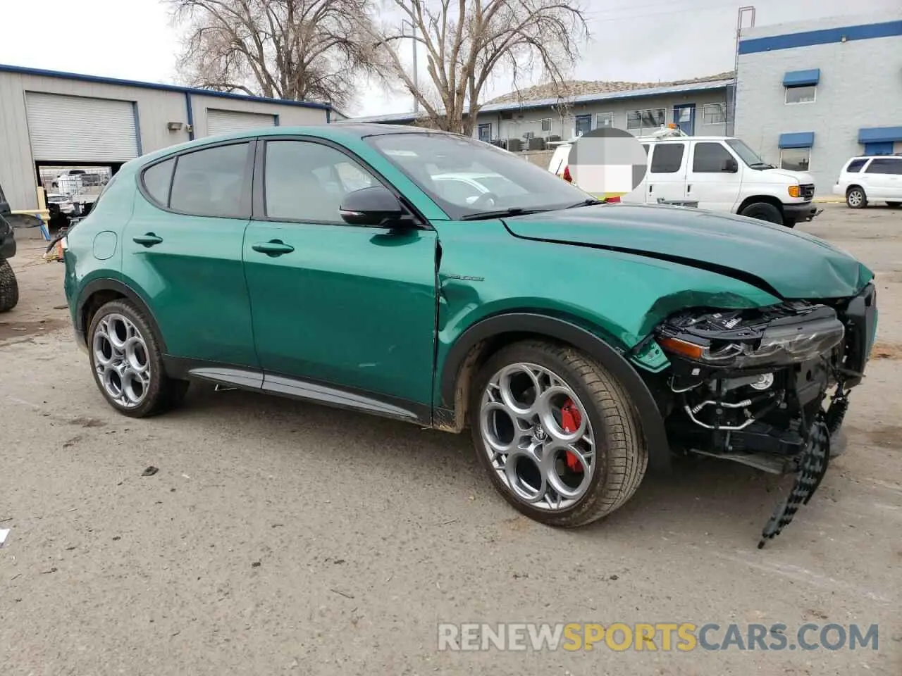 4 fotografías del automóvil dañado ZASPATDW7R3055525 ALFA ROMEO TONALE VEL 2024