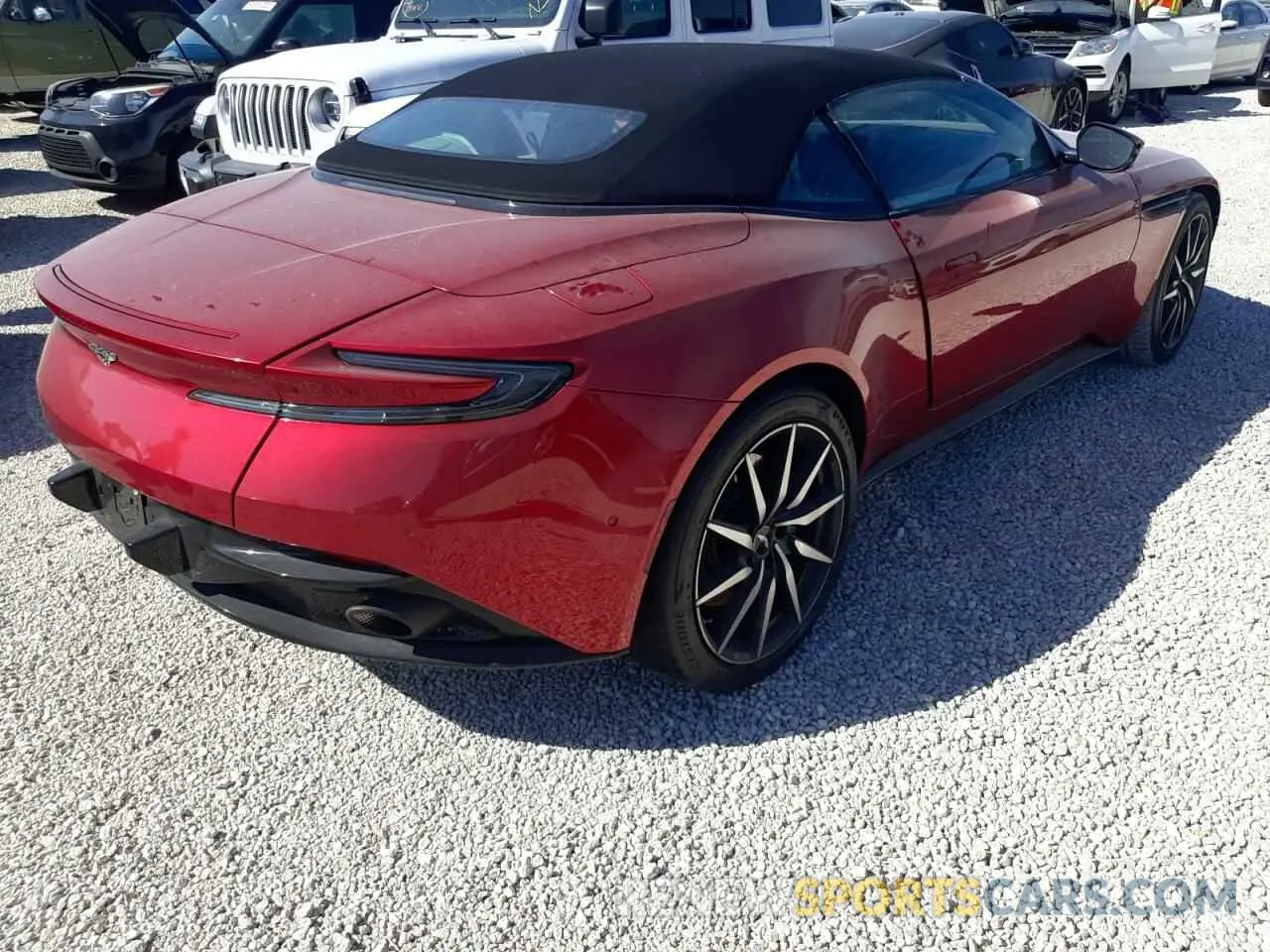 4 fotografías del automóvil dañado SCFRMFCW2KGM07473 ASTON MARTIN ALL MODELS 2019
