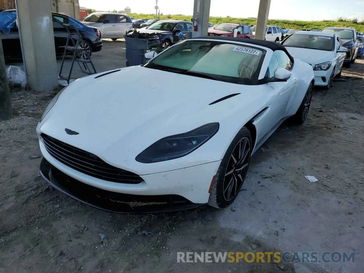 2 fotografías del automóvil dañado SCFRMFCW4MGM10782 ASTON MARTIN ALL MODELS 2021