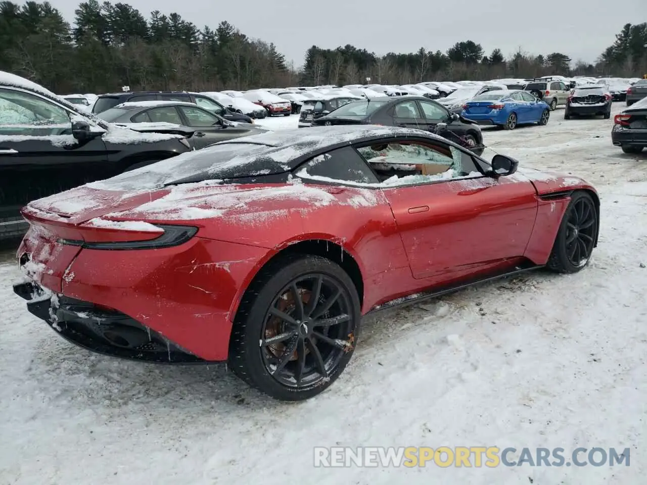 3 fotografías del automóvil dañado SCFRMFEV2LGL08979 ASTON MARTIN DB11 AMR 2020