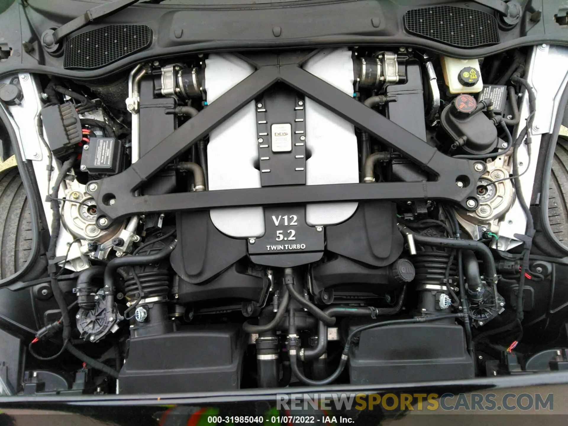 10 fotografías del automóvil dañado SCFRMHAV7LGR02193 ASTON MARTIN DBS 2020