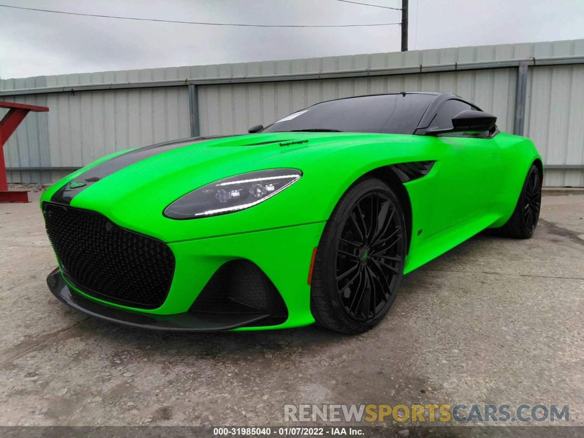 6 fotografías del automóvil dañado SCFRMHAV7LGR02193 ASTON MARTIN DBS 2020