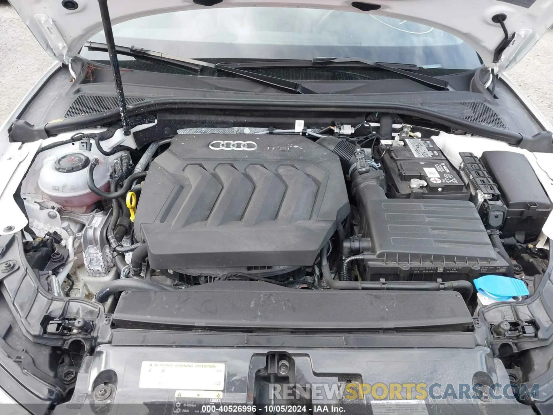 10 fotografías del automóvil dañado WAU5ULFF0K1031895 AUDI A3 2019