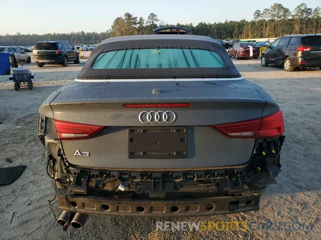 6 fotografías del automóvil dañado WAU6ULFF8K1032863 AUDI A3 2019