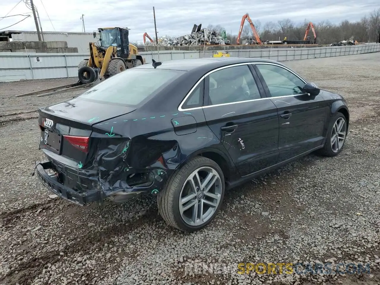 3 fotografías del automóvil dañado WAUAUGFF0K1009935 AUDI A3 2019