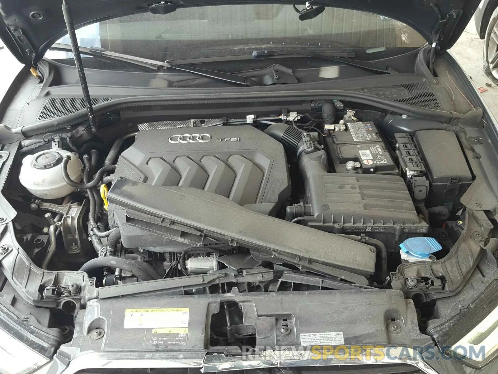 7 fotografías del automóvil dañado WAUAUGFF0K1010521 AUDI A3 2019
