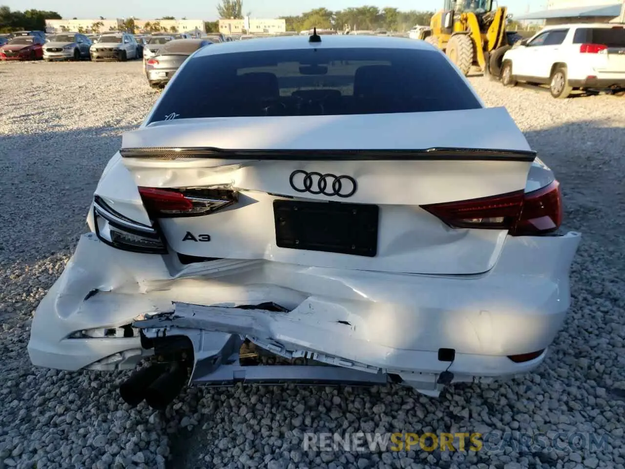 6 fotografías del automóvil dañado WAUAUGFF1K1011323 AUDI A3 2019