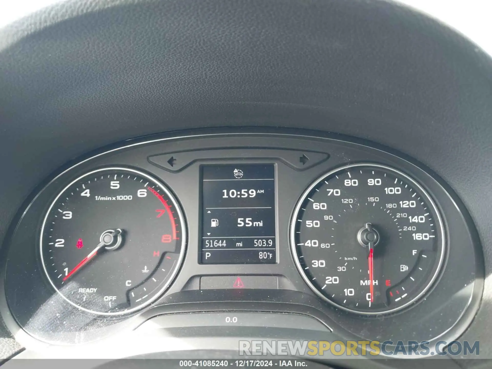 7 fotografías del automóvil dañado WAUAUGFF1K1011810 AUDI A3 2019