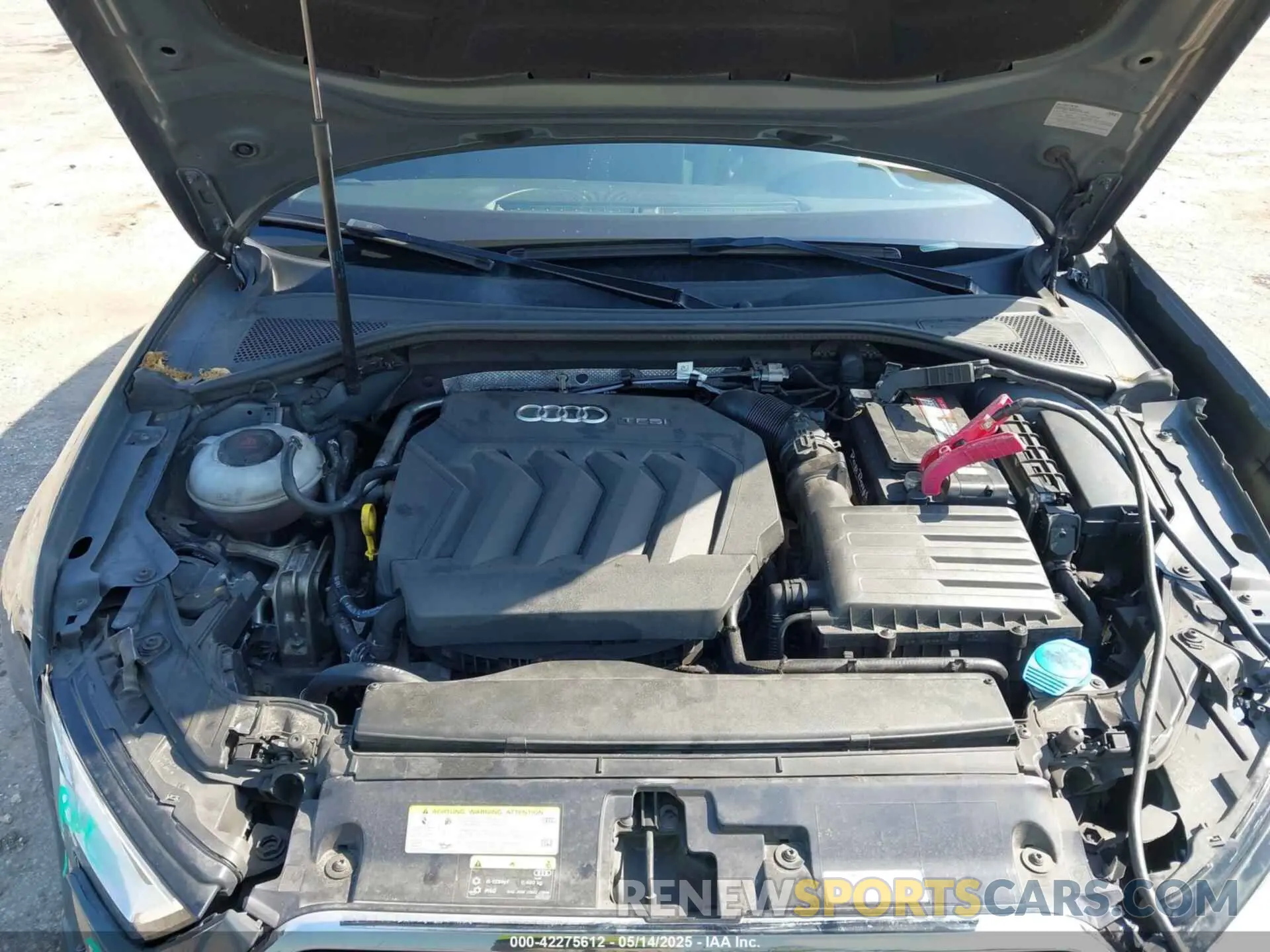 10 fotografías del automóvil dañado WAUAUGFF1K1014982 AUDI A3 2019