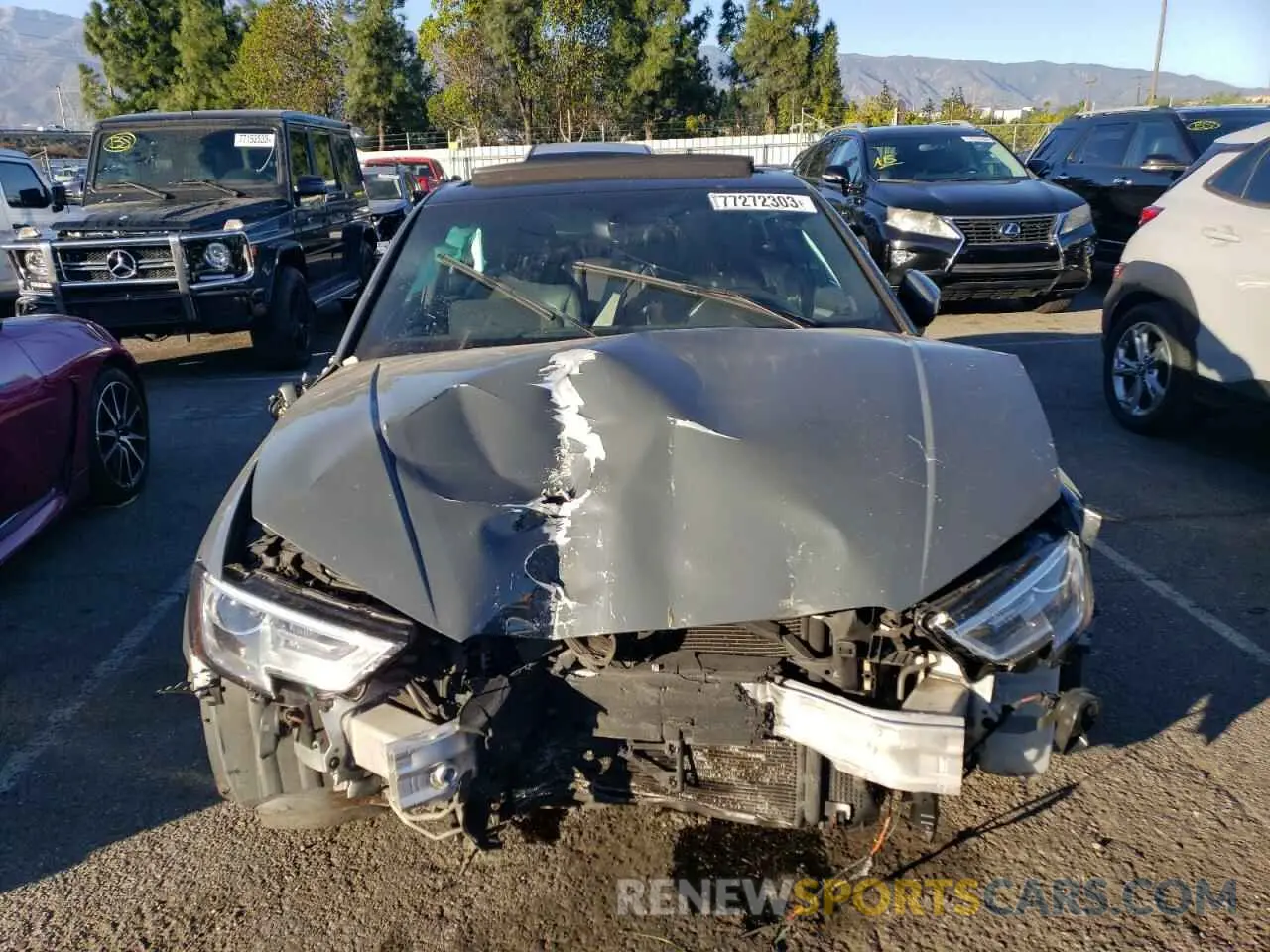 5 fotografías del automóvil dañado WAUAUGFF4KA086954 AUDI A3 2019