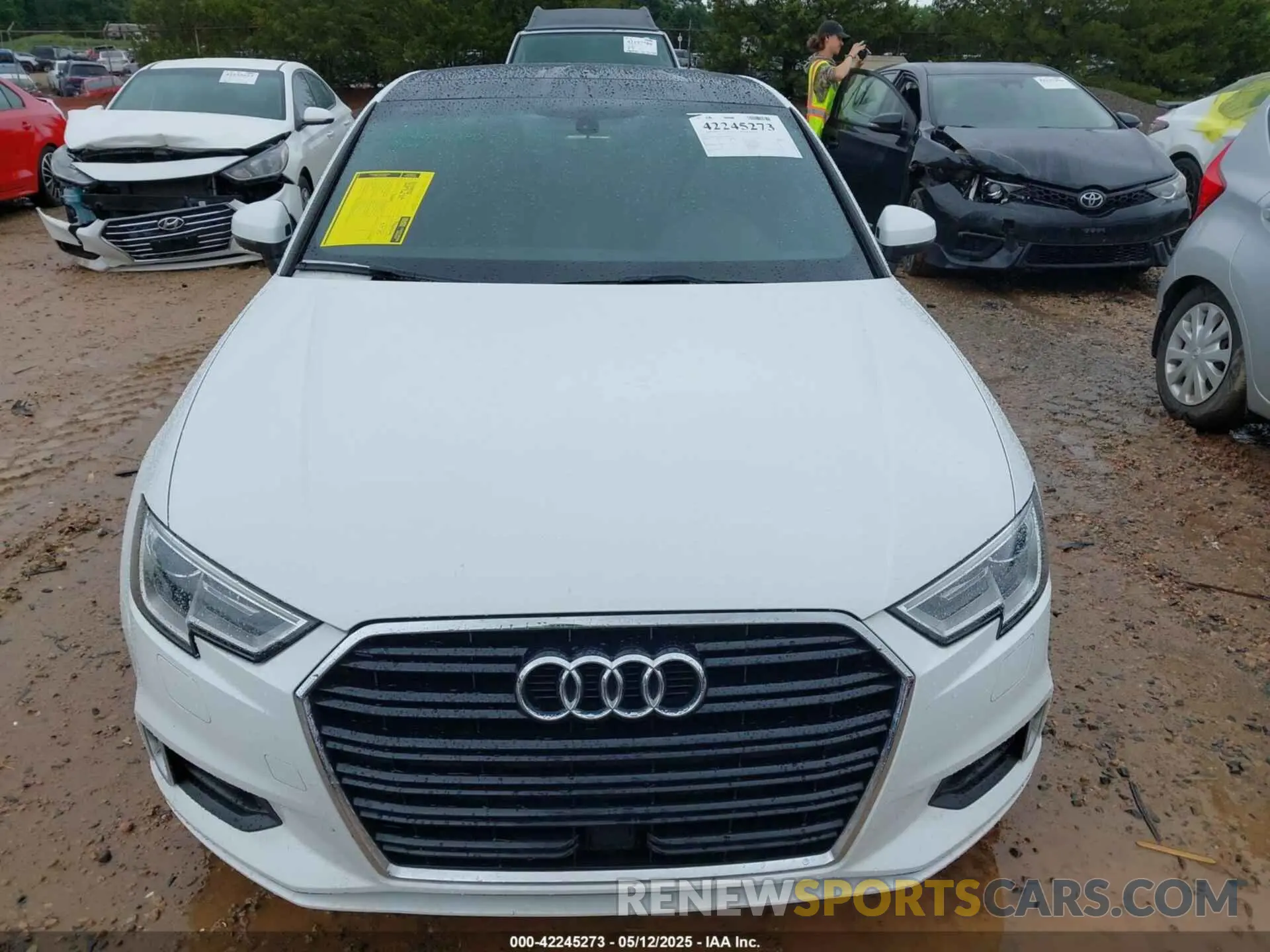12 fotografías del automóvil dañado WAUAUGFF6K1010085 AUDI A3 2019