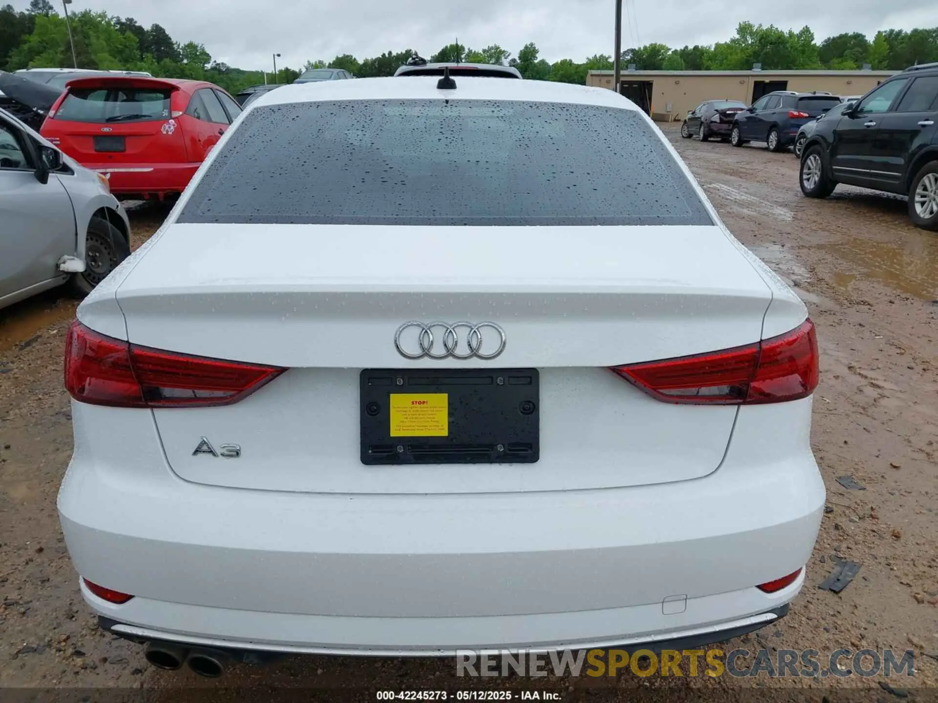 16 fotografías del automóvil dañado WAUAUGFF6K1010085 AUDI A3 2019