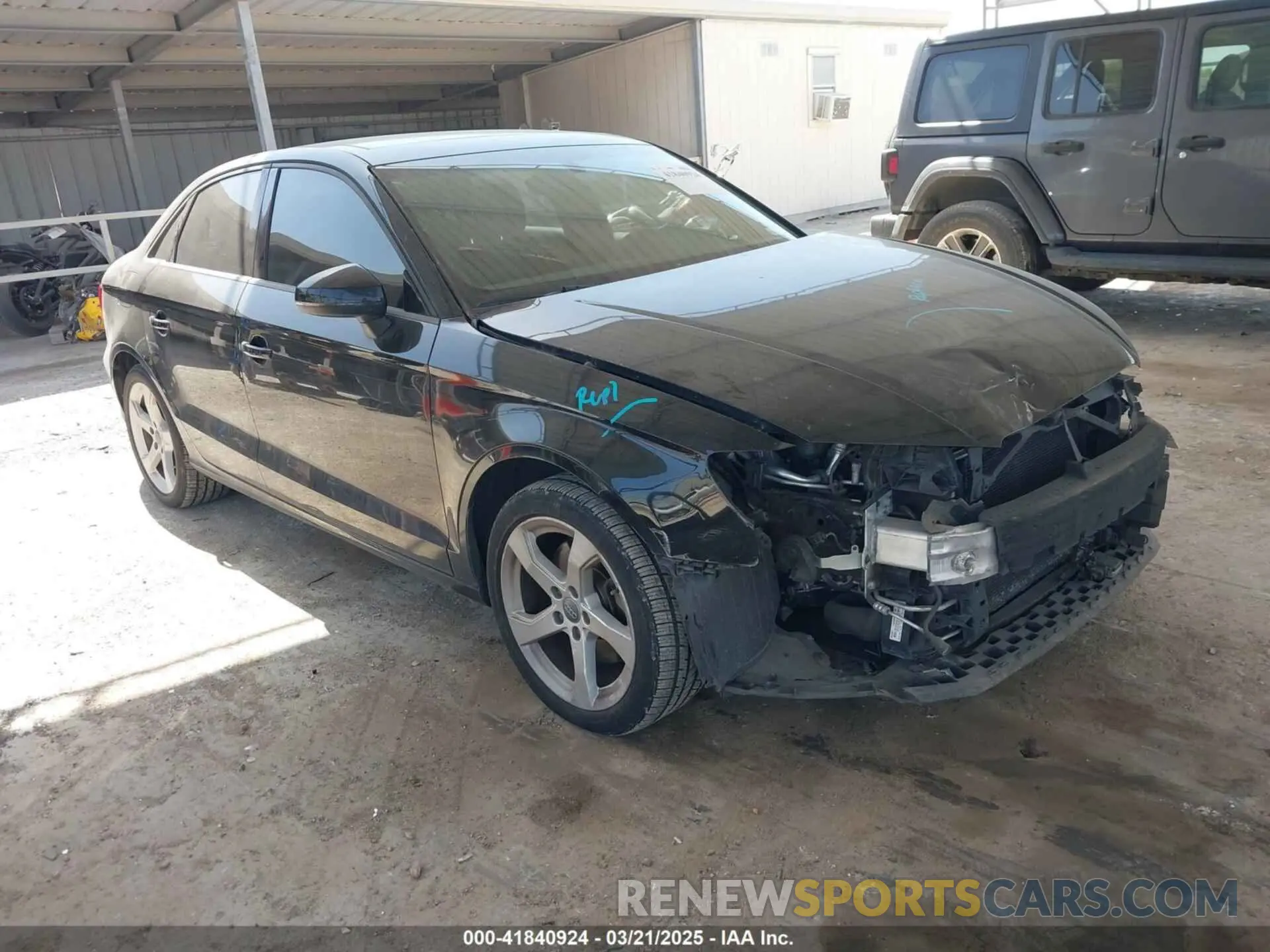 1 fotografías del automóvil dañado WAUAUGFFXK1024958 AUDI A3 2019
