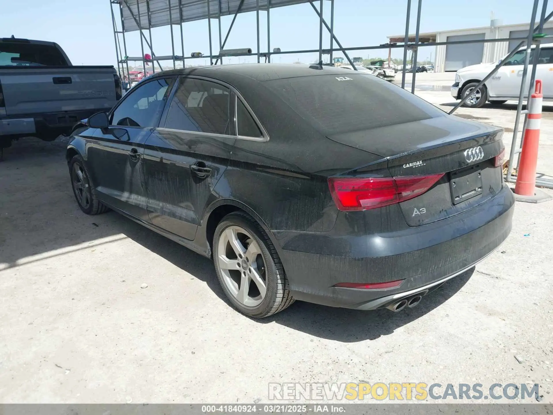 3 fotografías del automóvil dañado WAUAUGFFXK1024958 AUDI A3 2019