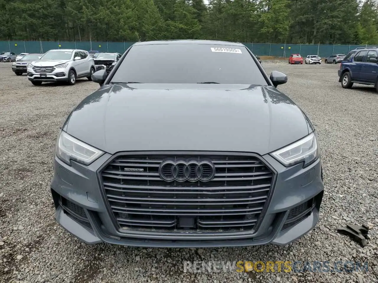 5 fotografías del automóvil dañado WAUJEGFF3KA091849 AUDI A3 2019