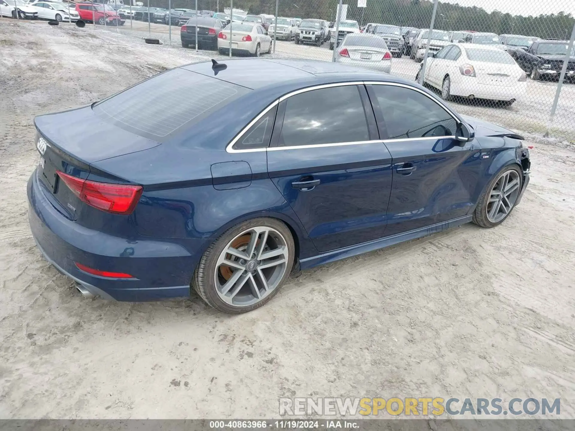 4 fotografías del automóvil dañado WAUJEGFF4K1016934 AUDI A3 2019