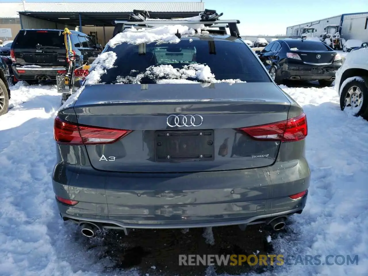 6 fotografías del automóvil dañado WAUJEGFF4K1018456 AUDI A3 2019