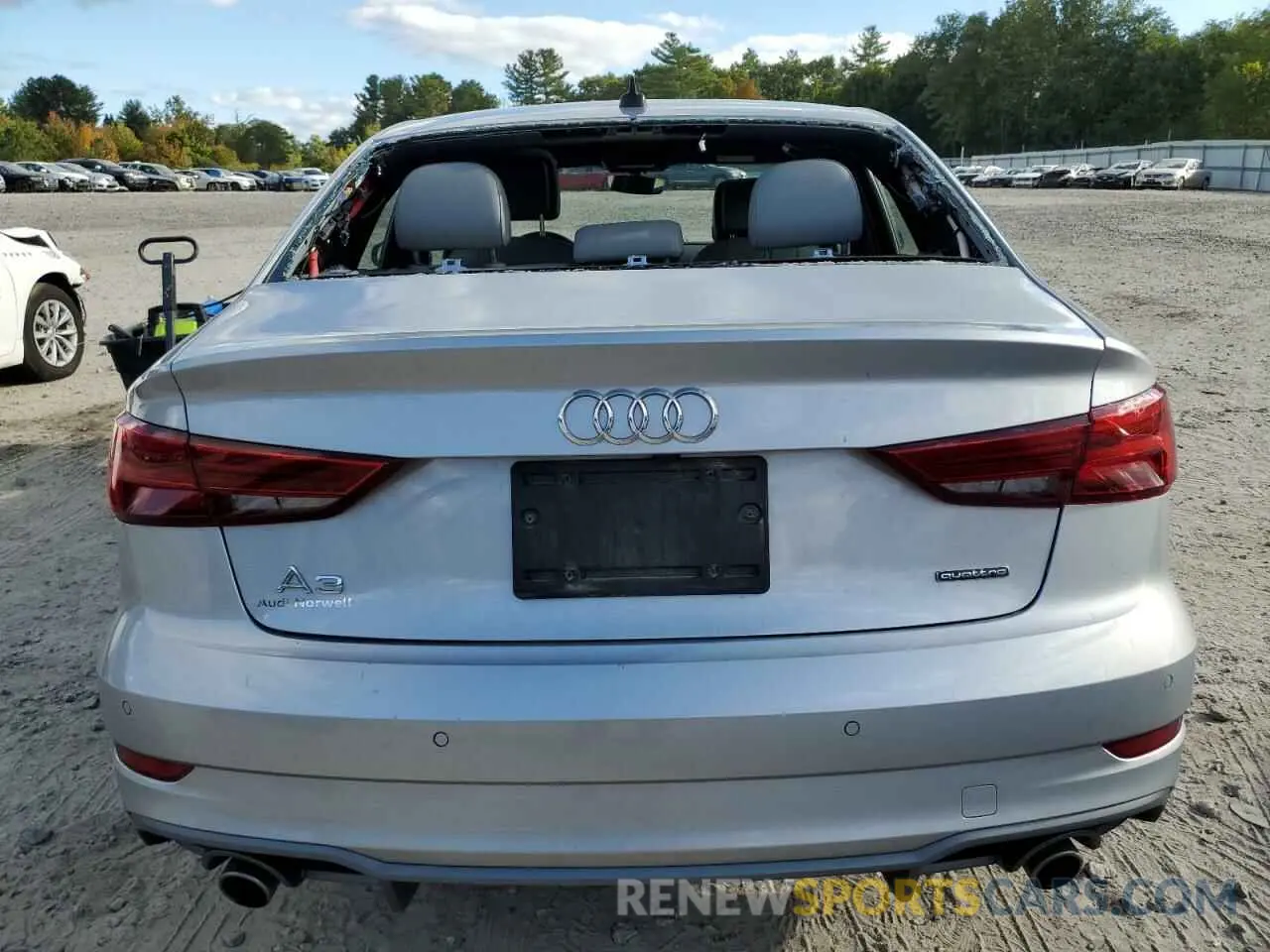 6 fotografías del automóvil dañado WAUJEGFF4KA119965 AUDI A3 2019