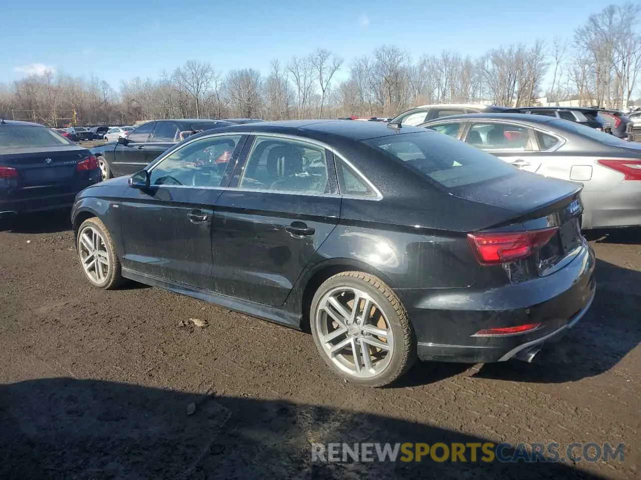 2 fotografías del automóvil dañado WAUJEGFF9KA111828 AUDI A3 2019