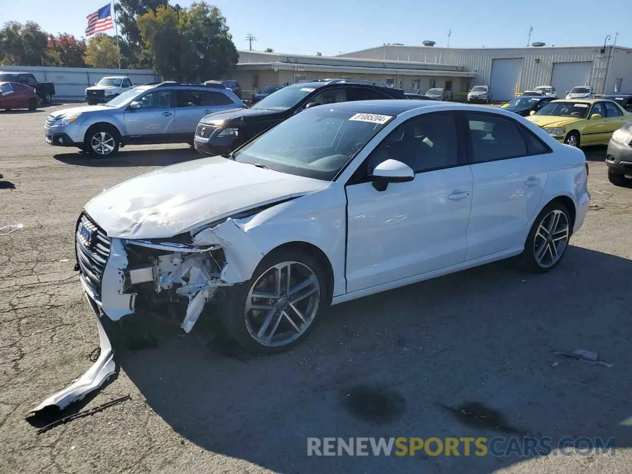 1 fotografías del automóvil dañado WAUAUGFF0LA097175 AUDI A3 2020