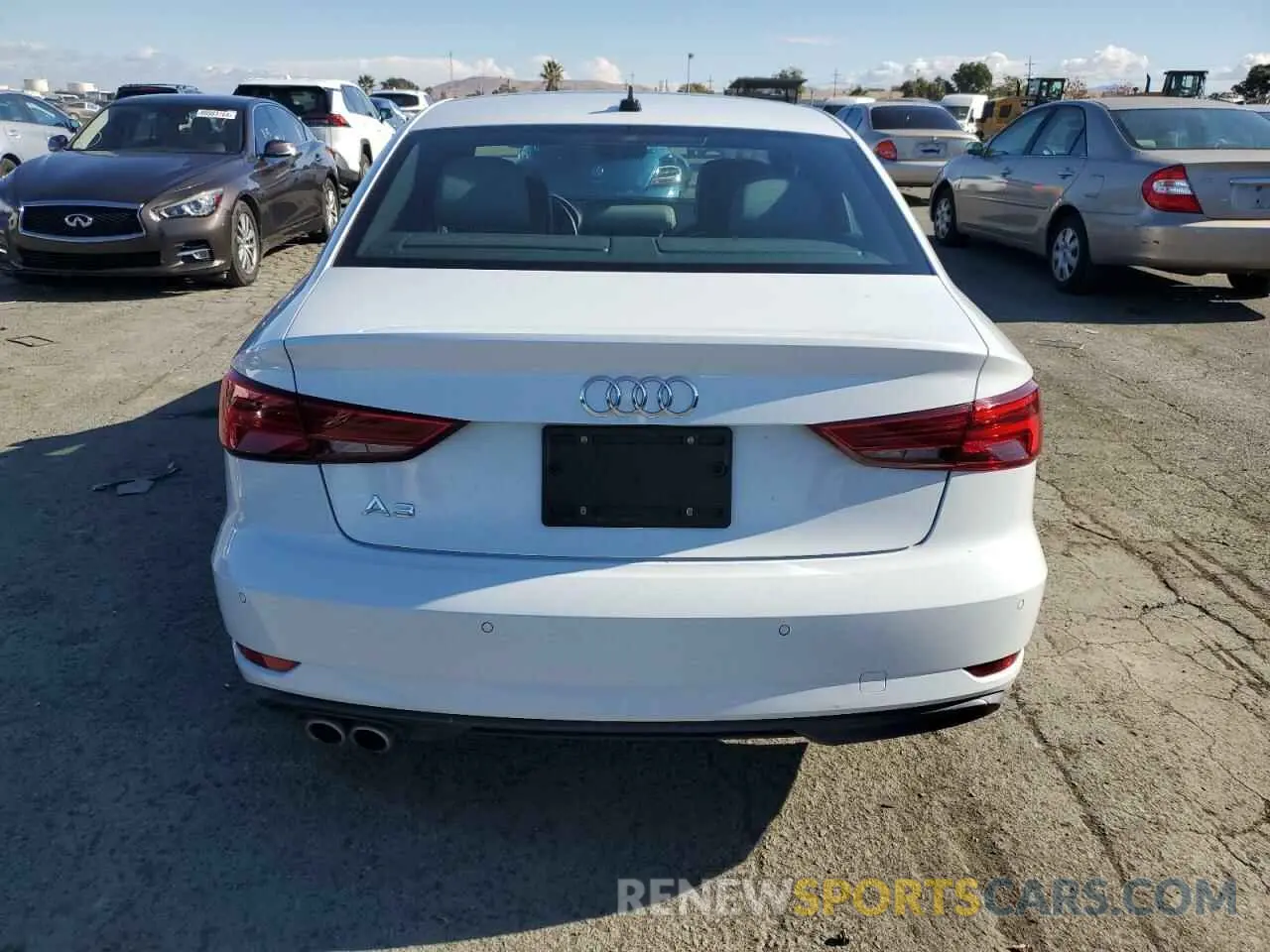 6 fotografías del automóvil dañado WAUAUGFF0LA097175 AUDI A3 2020
