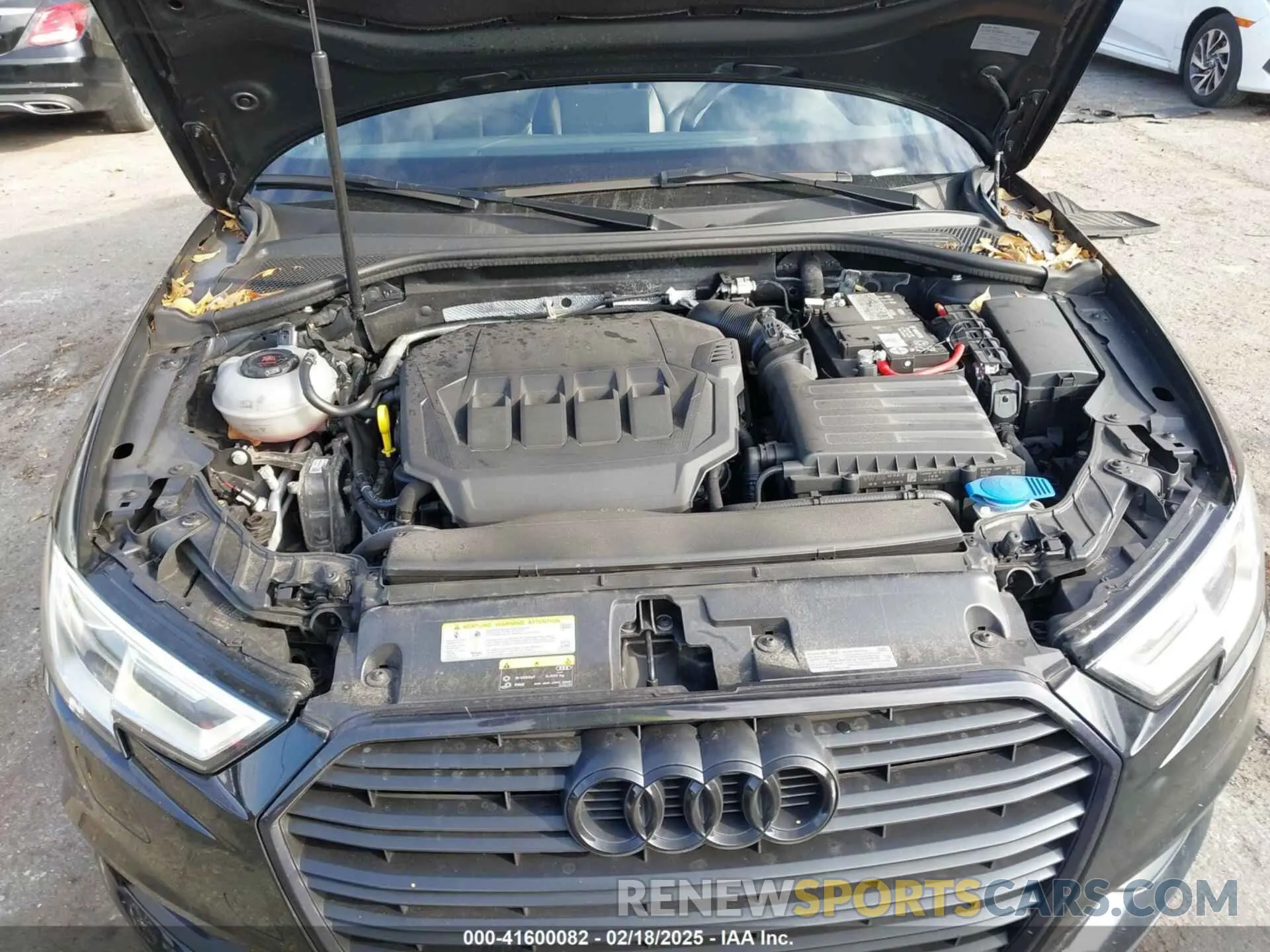 10 fotografías del automóvil dañado WAUAUGFF1LA032822 AUDI A3 2020