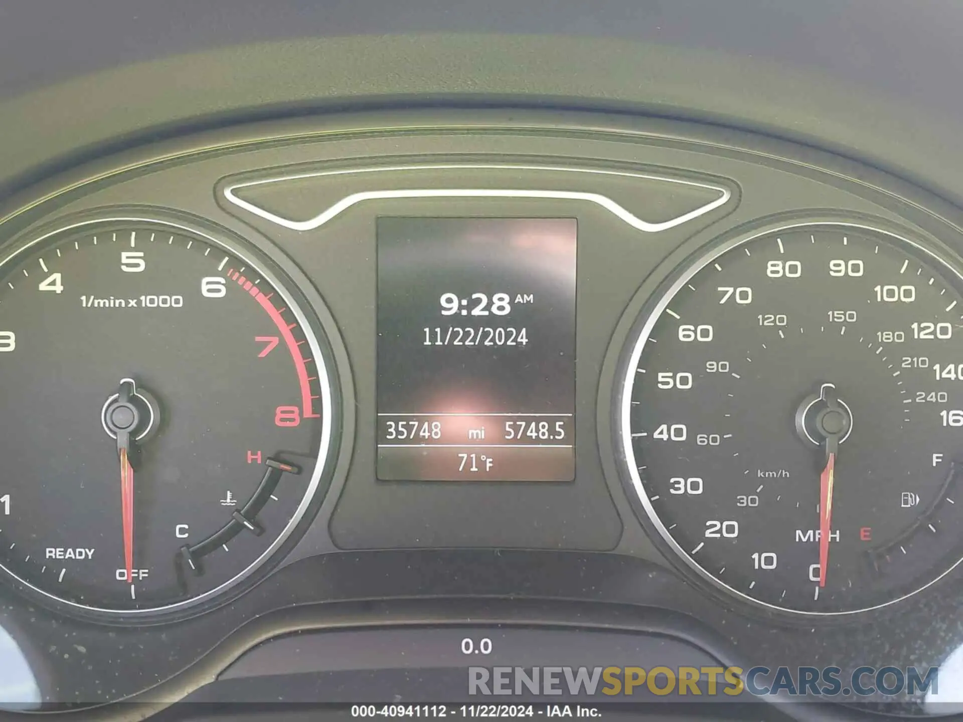7 fotografías del automóvil dañado WAUAUGFF1LA102691 AUDI A3 2020