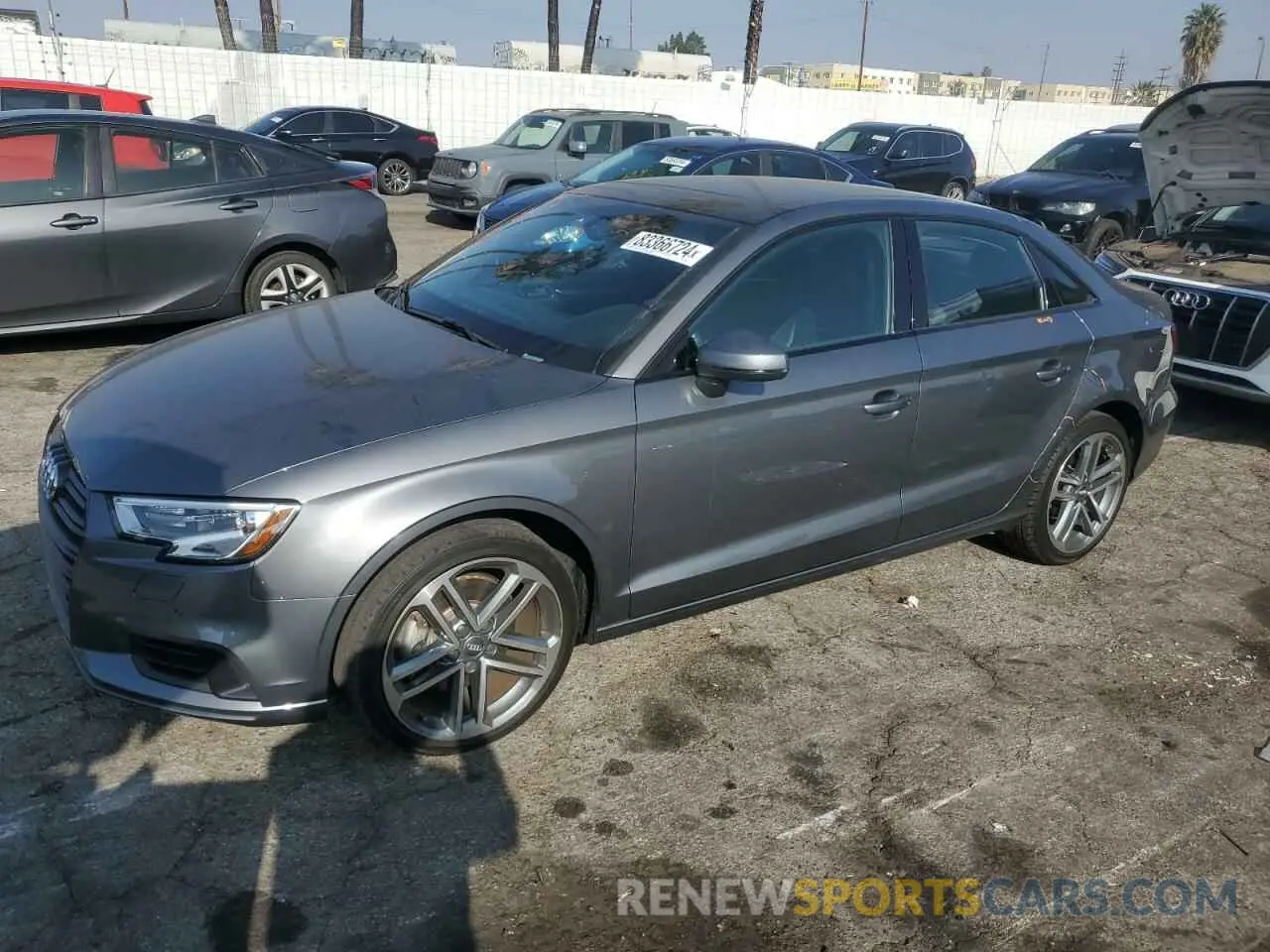 1 fotografías del automóvil dañado WAUAUGFF9LA104530 AUDI A3 2020