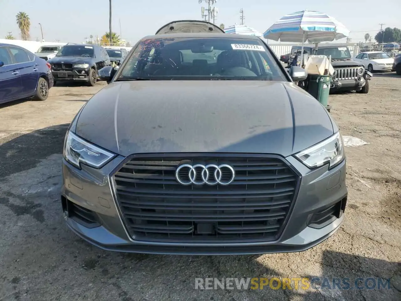 5 fotografías del automóvil dañado WAUAUGFF9LA104530 AUDI A3 2020
