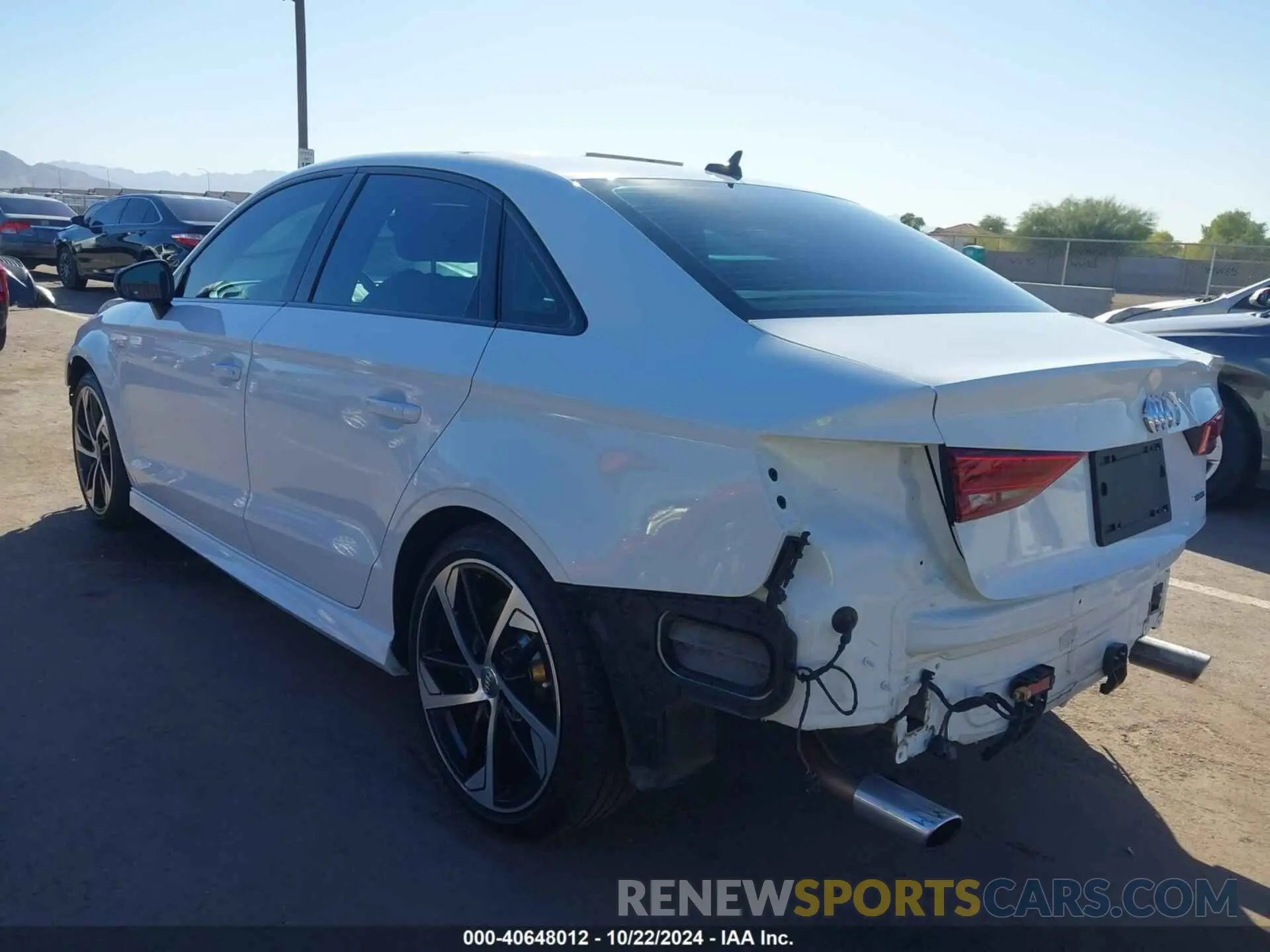 3 fotografías del automóvil dañado WAUBEGFF6LA059998 AUDI A3 2020