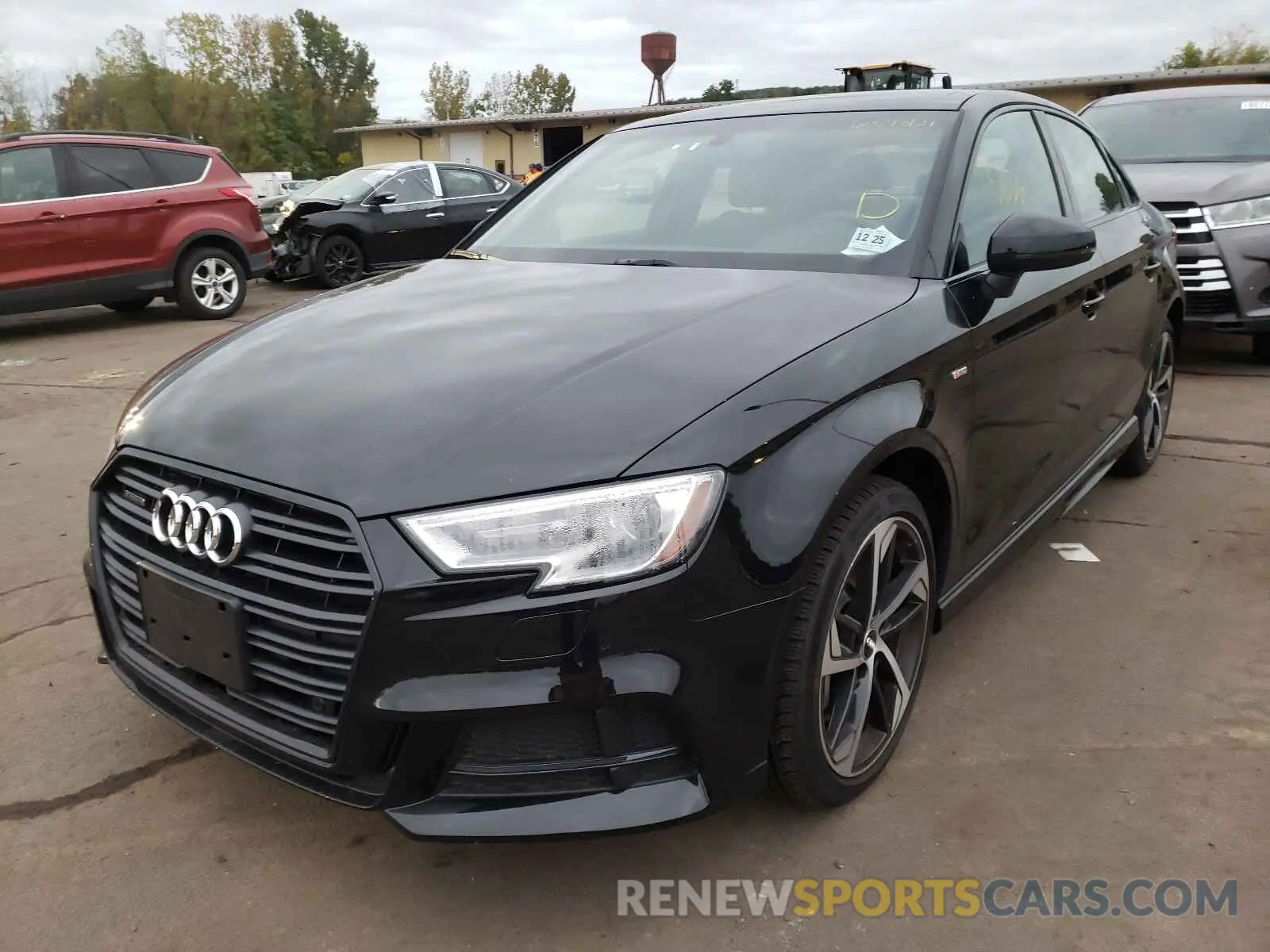 2 fotografías del automóvil dañado WAUBEGFF6LA103059 AUDI A3 2020