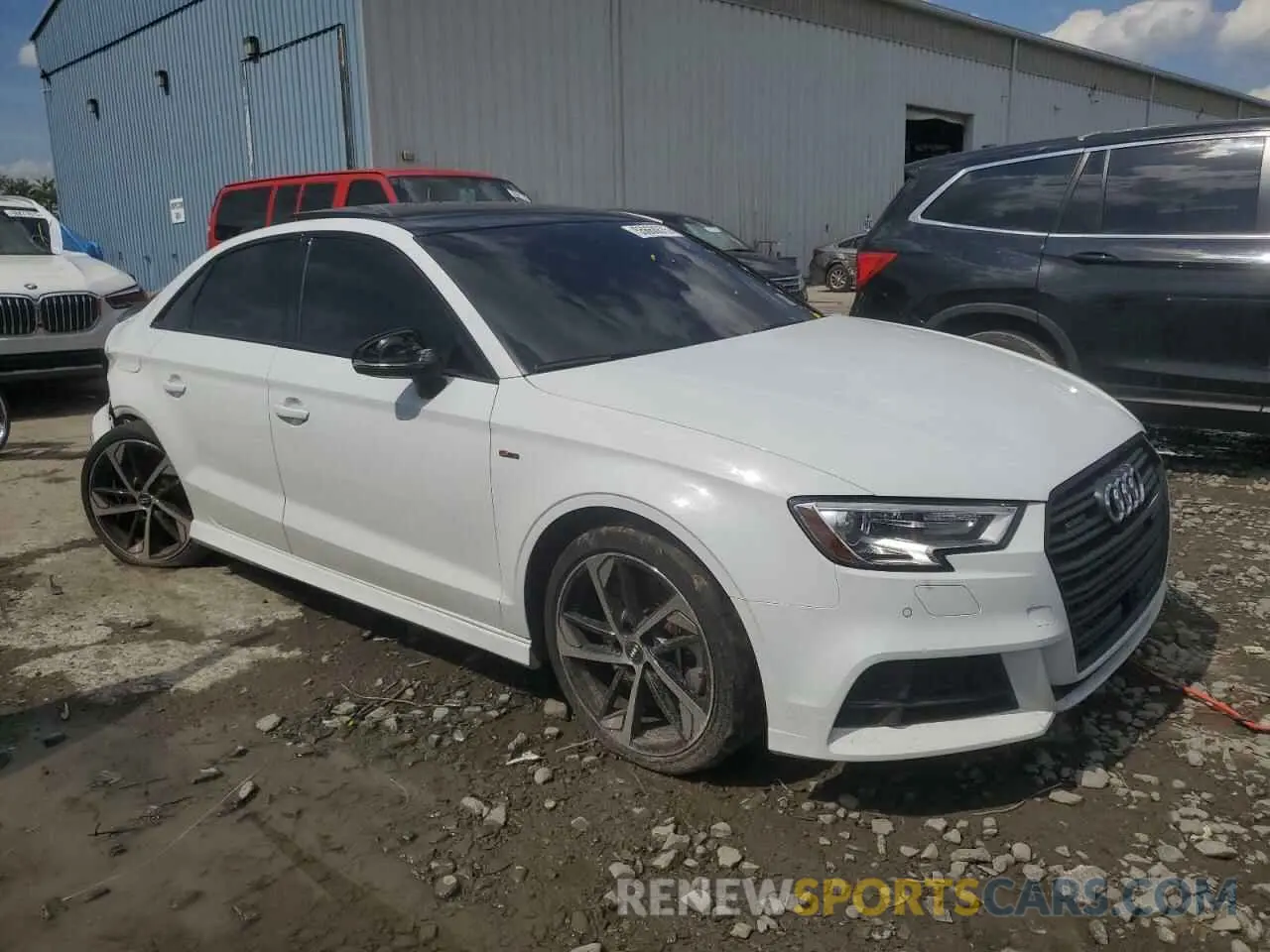 4 fotografías del automóvil dañado WAUBEGFF7LA094209 AUDI A3 2020