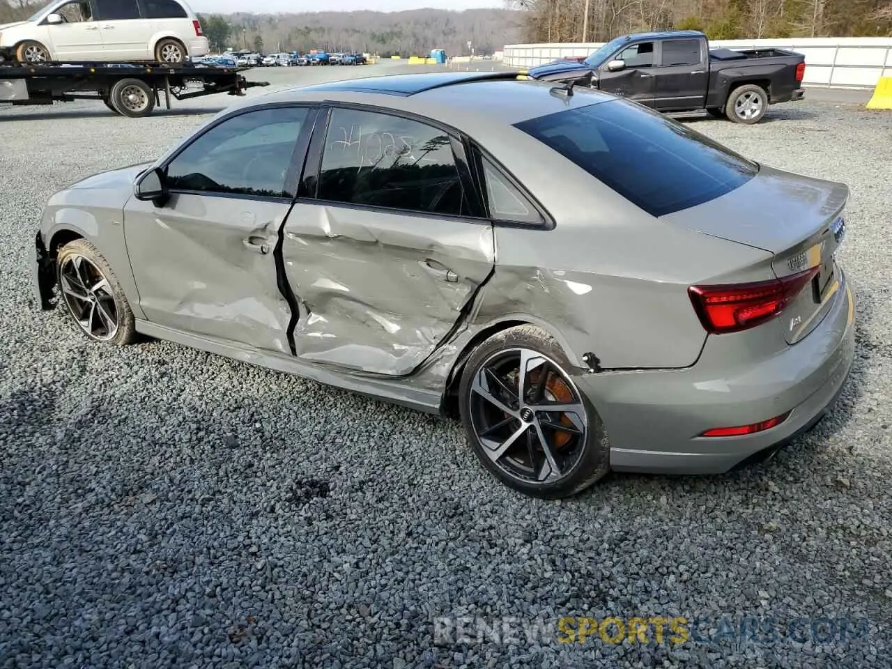 3 fotografías del automóvil dañado WAUBEGFF7LA095330 AUDI A3 2020