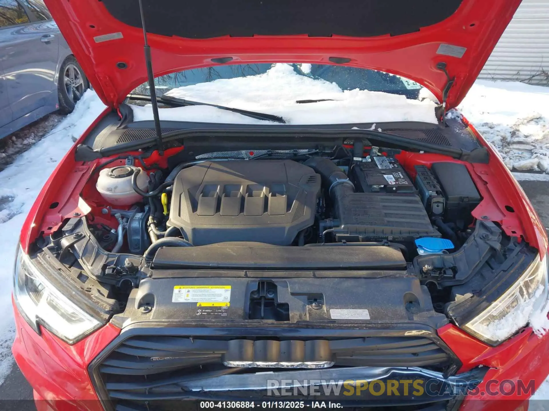 10 fotografías del automóvil dañado WAUBEGFF8LA000600 AUDI A3 2020
