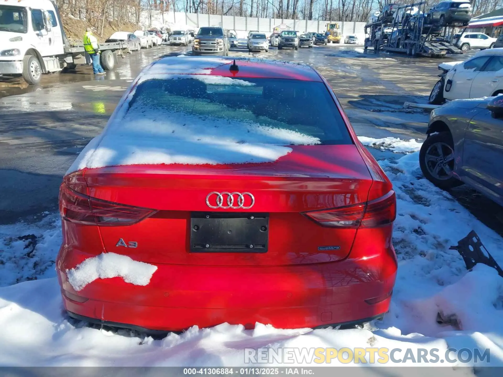 17 fotografías del automóvil dañado WAUBEGFF8LA000600 AUDI A3 2020