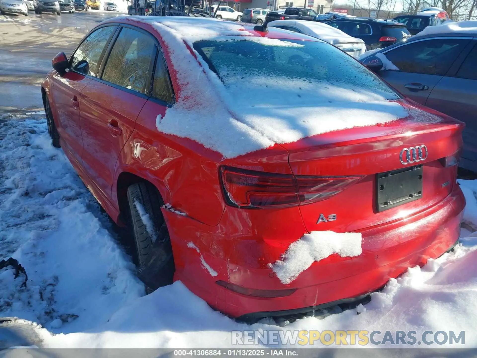 21 fotografías del automóvil dañado WAUBEGFF8LA000600 AUDI A3 2020