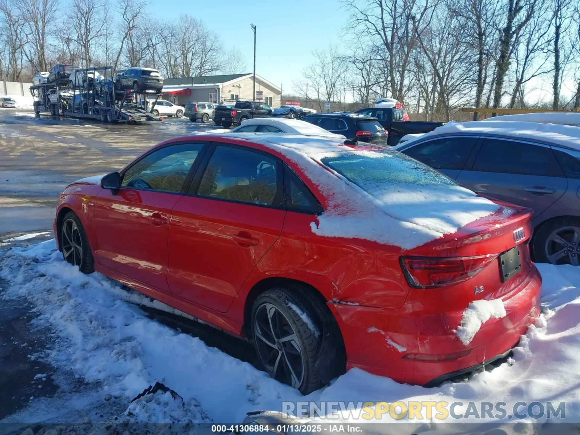 3 fotografías del automóvil dañado WAUBEGFF8LA000600 AUDI A3 2020