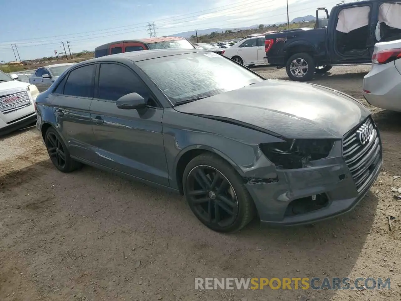 4 fotografías del automóvil dañado WAUCUGFF2LA005427 AUDI A3 2020
