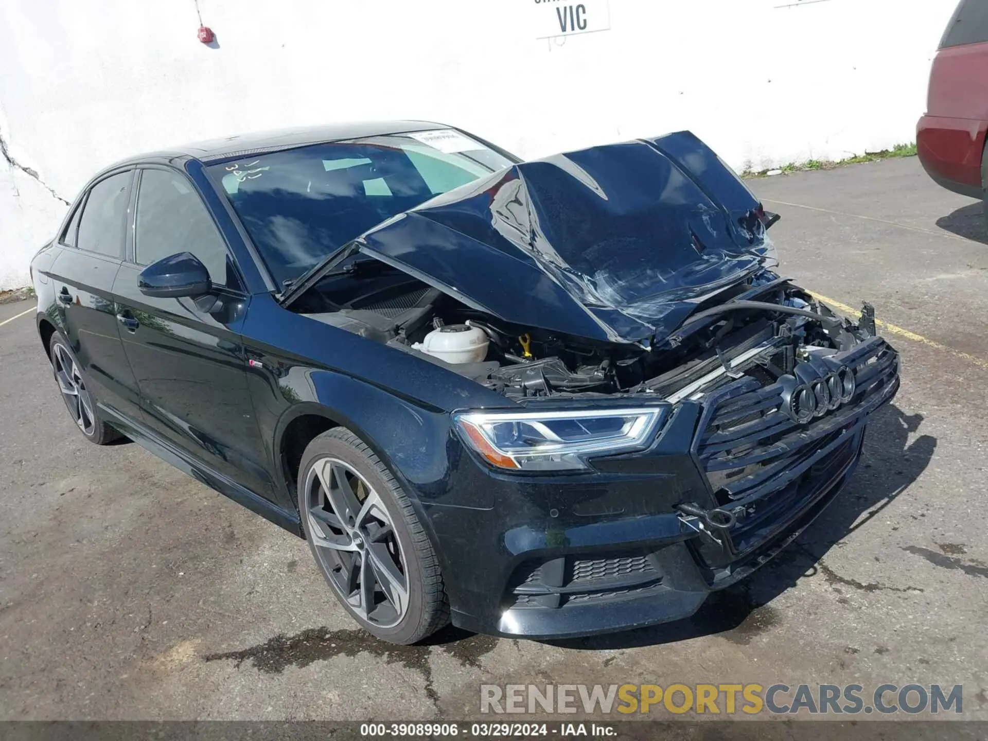 1 fotografías del automóvil dañado WAUJEGFF6LA102103 AUDI A3 2020
