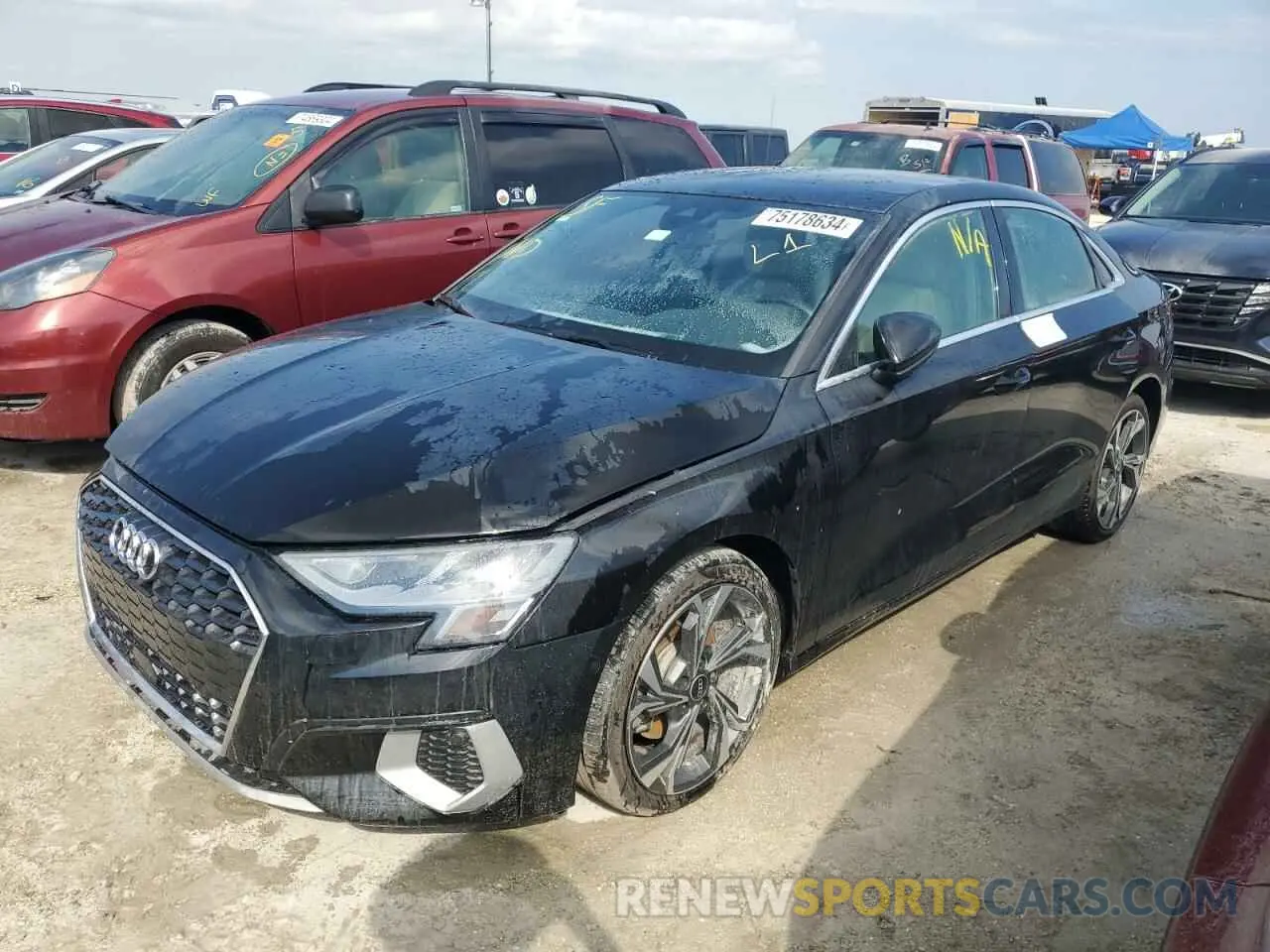 1 fotografías del automóvil dañado WAUAUDGY2NA014668 AUDI A3 2022