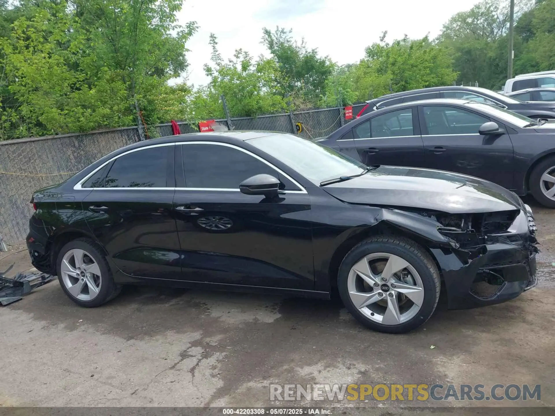 14 fotografías del automóvil dañado WAUAUDGY7NA032857 AUDI A3 2022