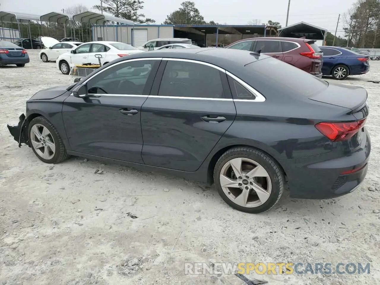2 fotografías del automóvil dañado WAUAUDGY8NA072347 AUDI A3 2022