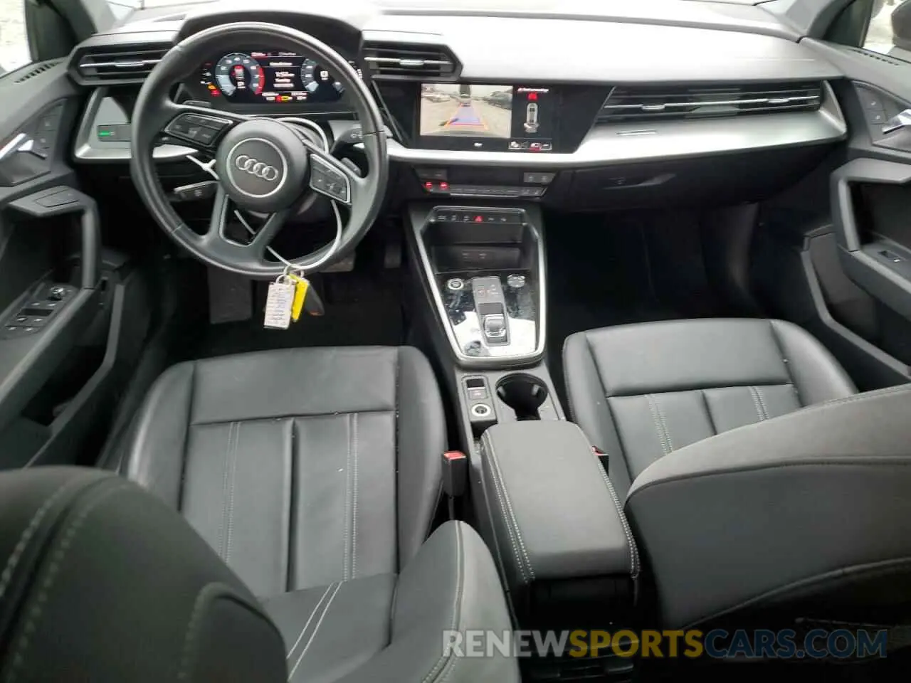 8 fotografías del automóvil dañado WAUAUDGY8NA072347 AUDI A3 2022