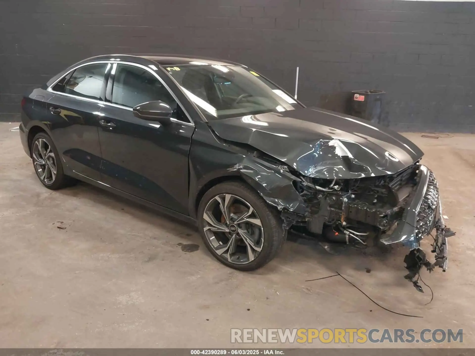 1 fotografías del automóvil dañado WAUBUDGY4NA056411 AUDI A3 2022