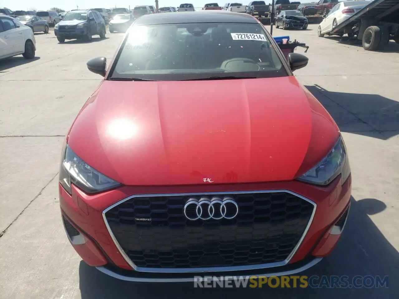 5 fotografías del automóvil dañado WAUGUDGY2NA088652 AUDI A3 2022