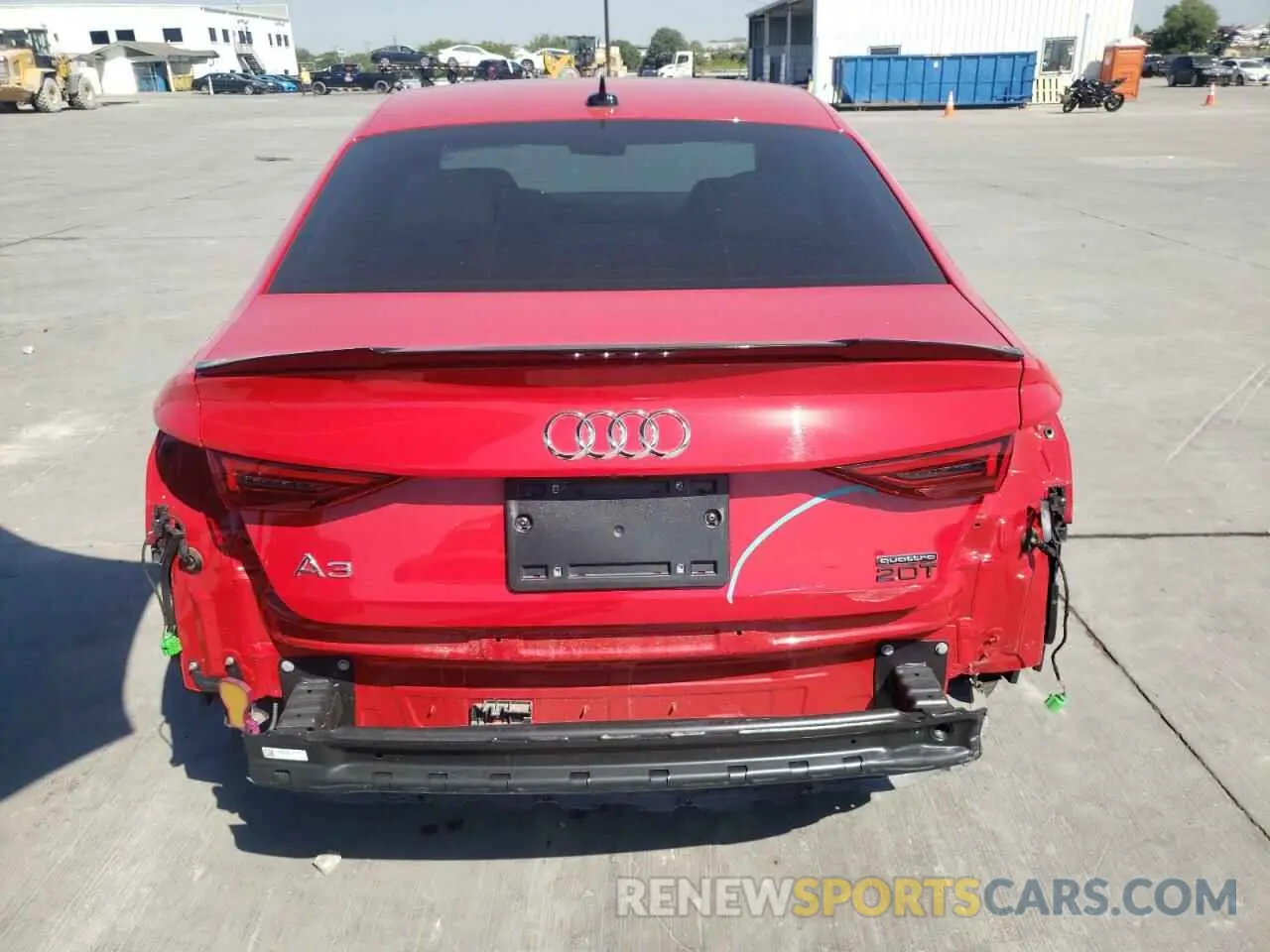 6 fotografías del automóvil dañado WAUGUDGY2NA088652 AUDI A3 2022