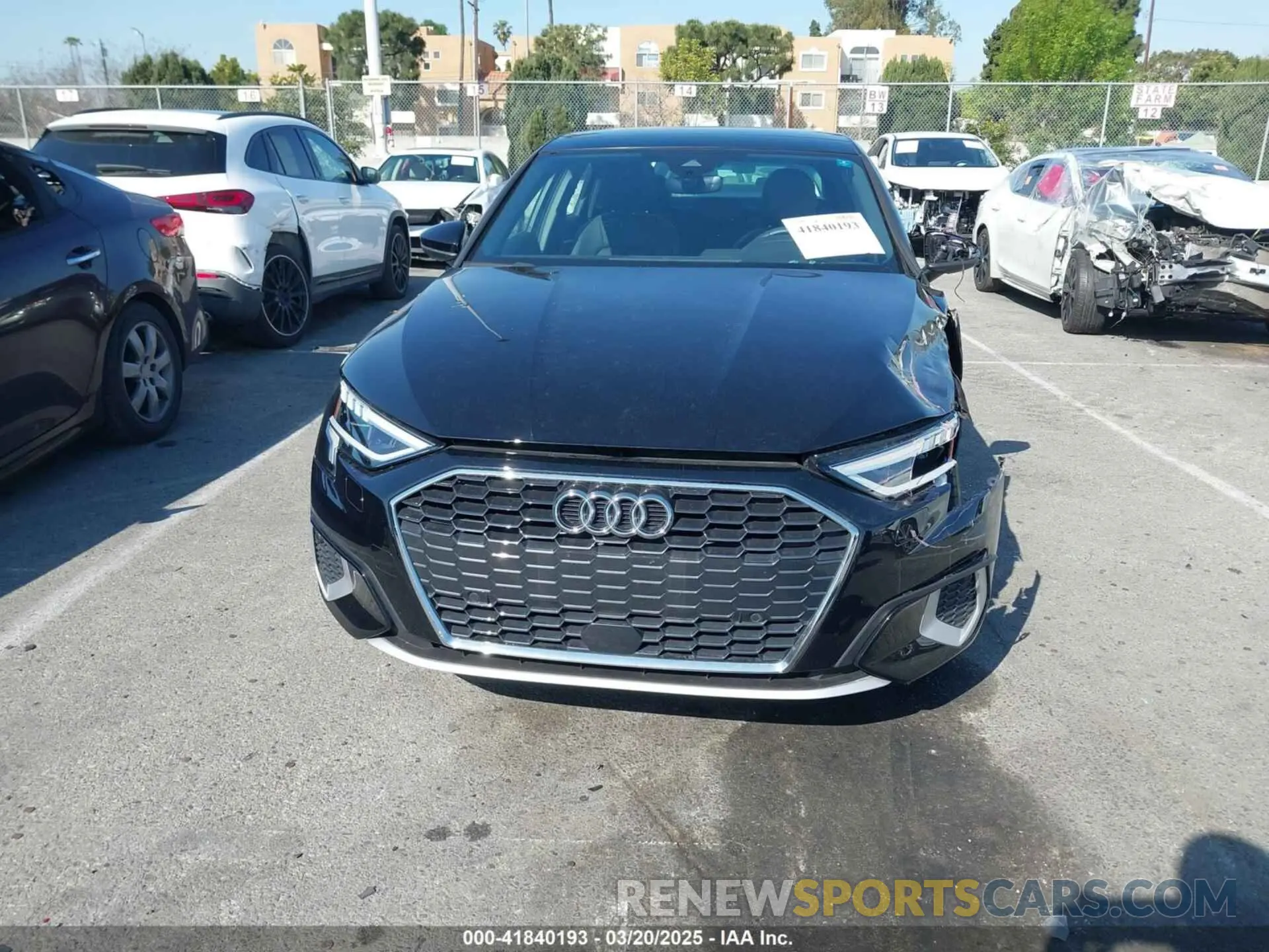 12 fotografías del automóvil dañado WAUAUDGY1PA037278 AUDI A3 2023
