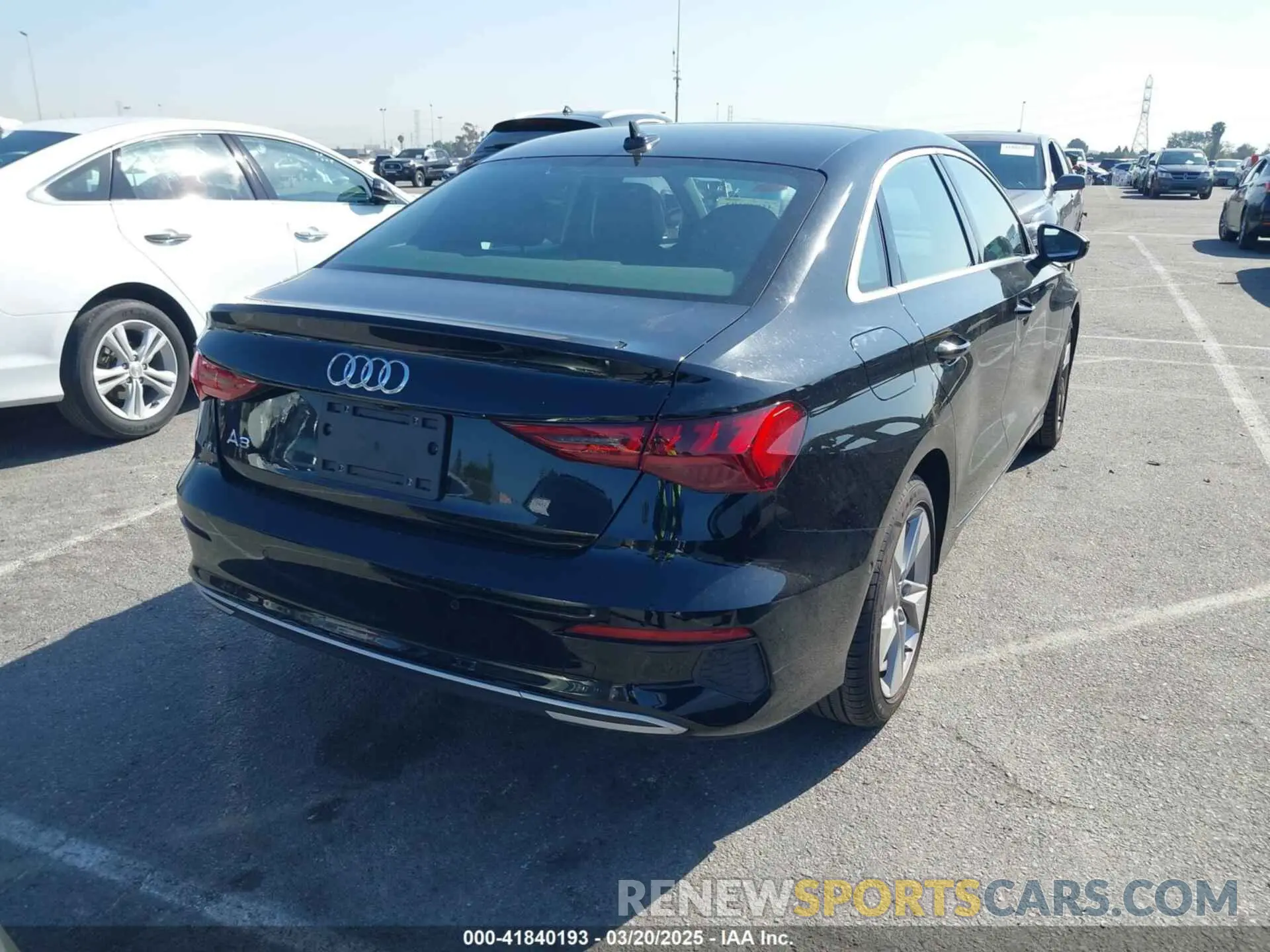 4 fotografías del automóvil dañado WAUAUDGY1PA037278 AUDI A3 2023