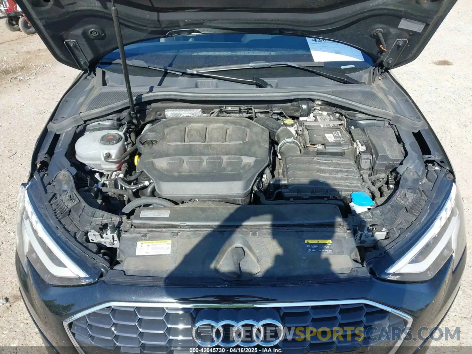 10 fotografías del automóvil dañado WAUAUDGY1PA070894 AUDI A3 2023