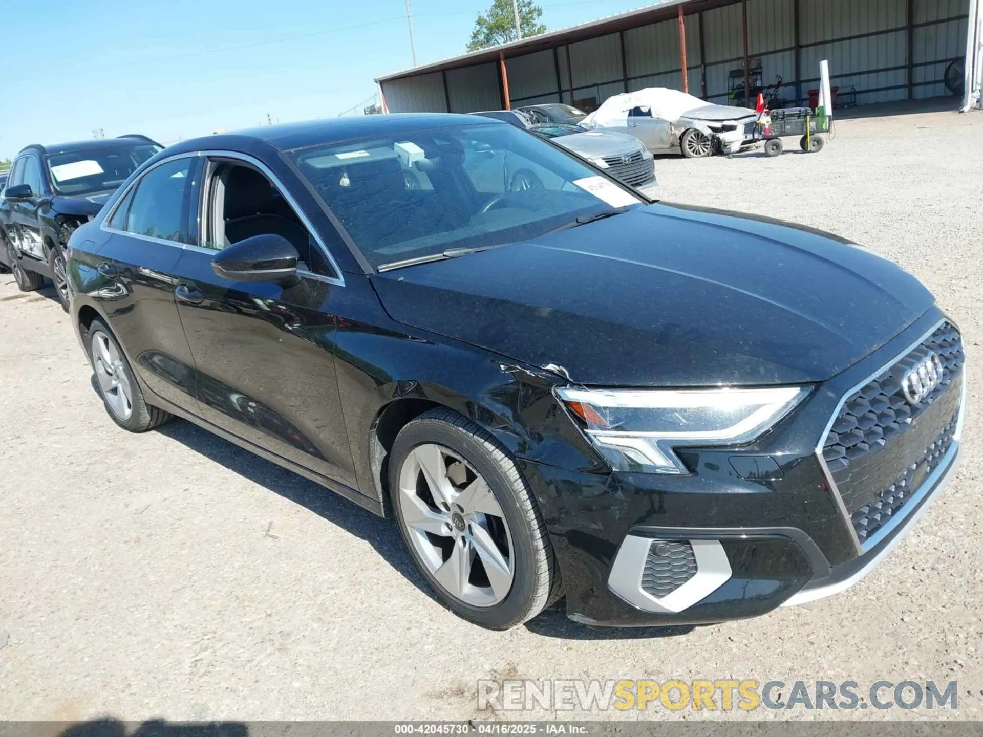 6 fotografías del automóvil dañado WAUAUDGY1PA070894 AUDI A3 2023